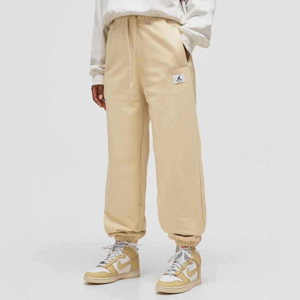 Nike Women’s Jordan Flight Pants Beige Size XL Y2K DQ4607-234